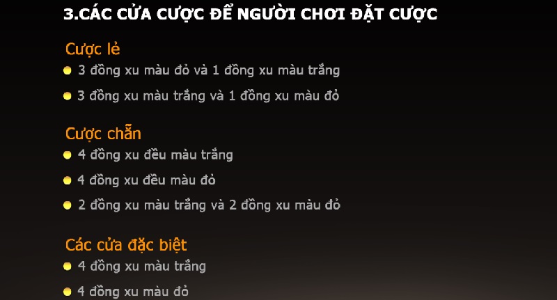 Nên chọn đặt cược nửa tiền vốn để tham gia game