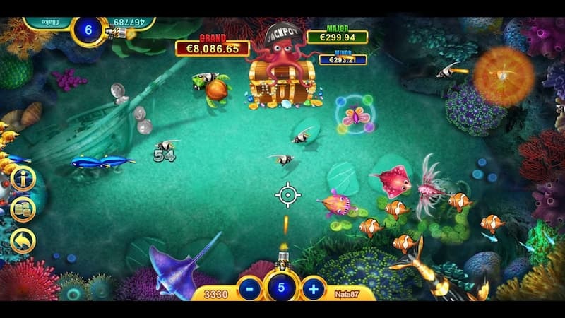 Bá chủ đại dương 1 Bá chủ đại dương LUCK8 là tựa game bắn cá gây ấn tượng mạnh