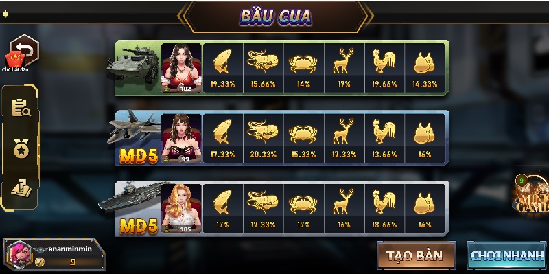 Bầu Cua 1 Bầu Cua LUCK8 là sự lựa chọn tối ưu cho người chơi