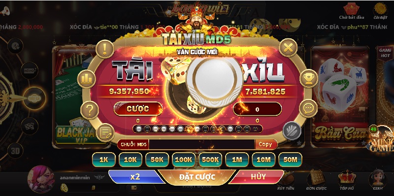 Tài Xỉu MD5 3 Đơn giản khi tham gia game